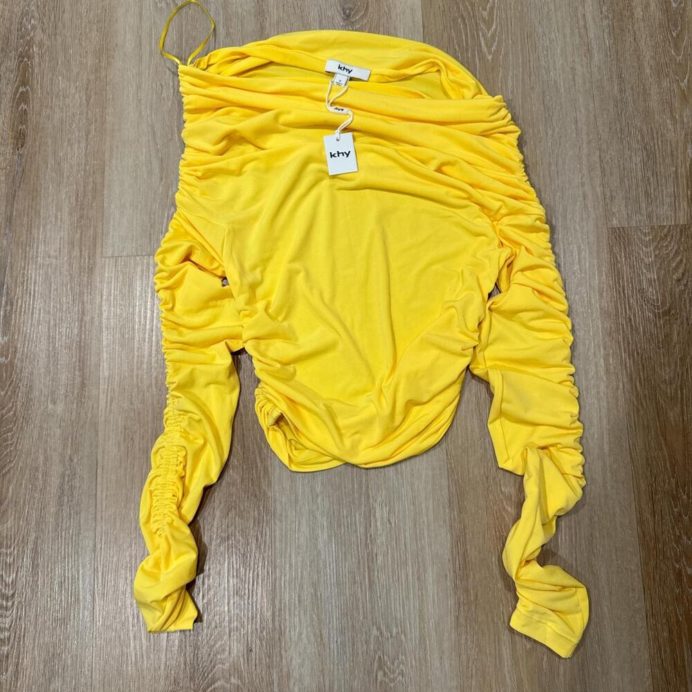 Khy long sleeve ruched top
